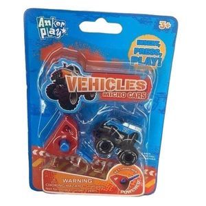 Anker Play Micro Cars Vehicles Key Launcher Powered Monster Truck